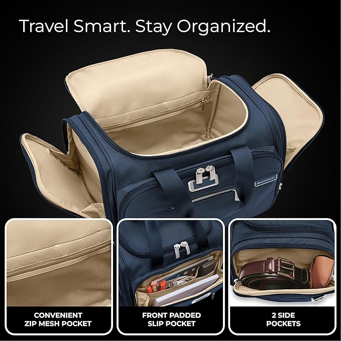Briggs & Riley Travel Duffel Bag - Weekender & Overnight Luggage for Women & Men, Softside Bag
