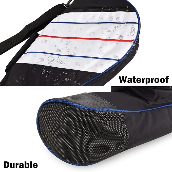 Big Teeth Golf Sunday Bag, Small Golf Bag Lightweight, Par 3 Golf Bag for A Few Clubs Driving Range, Practice with Carry Shoulder Strap Foldable Multi-Colour