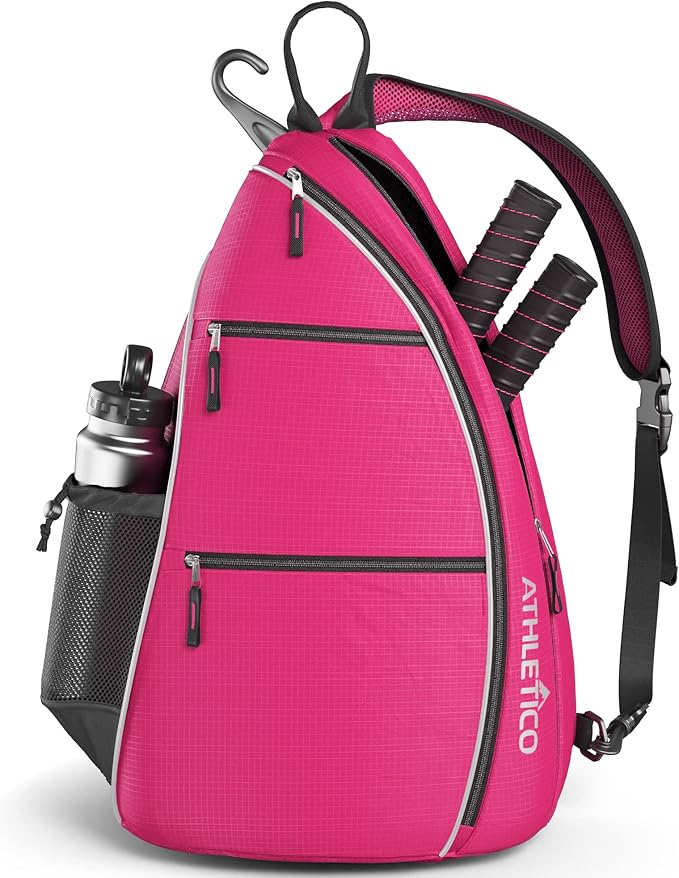 Athletico Sling Bag - Crossbody Backpack for Pickleball, Tennis, Racketball, and Travel for Men and Women