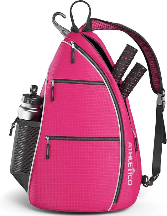 Athletico Sling Bag - Crossbody Backpack for Pickleball, Tennis, Racketball, and Travel for Men and Women