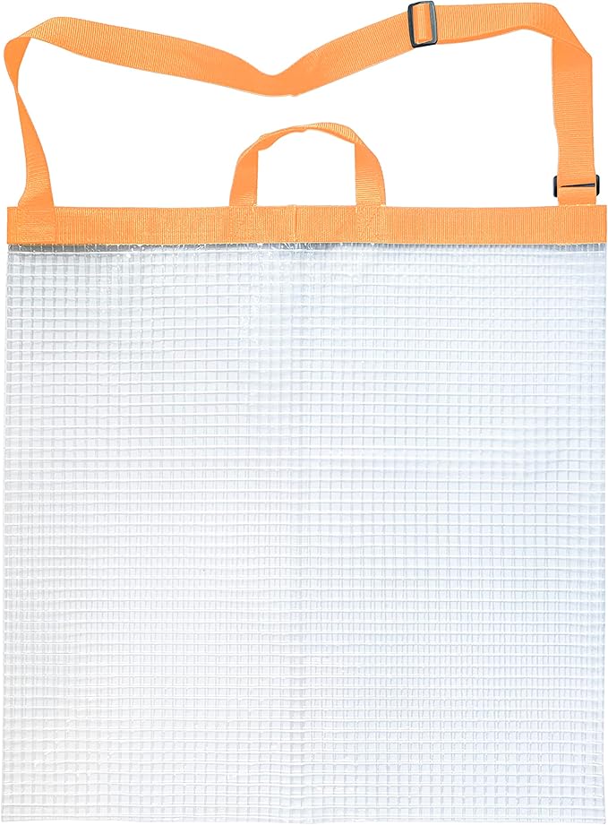 Fishing Fish Weigh in Bag - Large Size 24 IN x 24 IN Tournament Catch Transport Bass Walleye Sack (Orange)