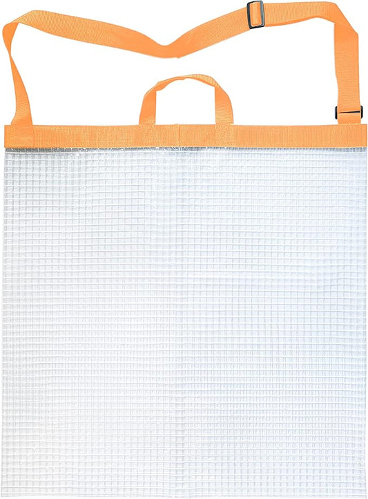 Fishing Fish Weigh in Bag - Large Size 24 IN x 24 IN Tournament Catch Transport Bass Walleye Sack (Orange)