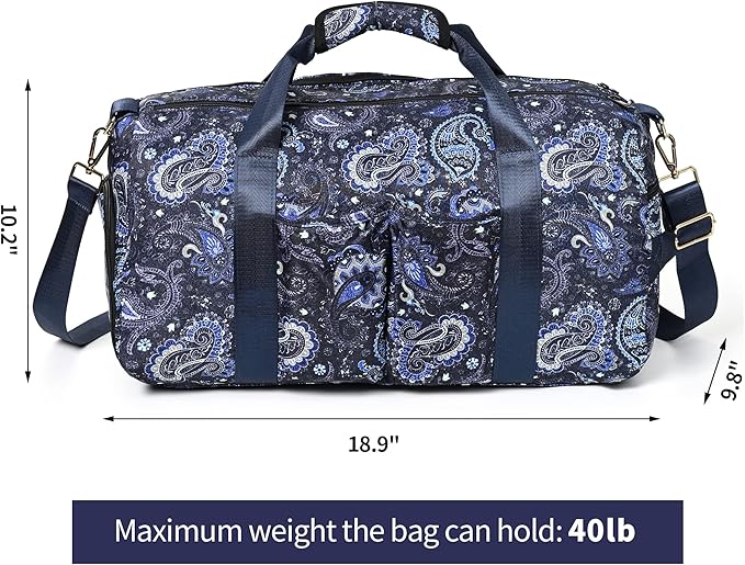 Boulder Bee Pickleball Bags, Premium Pickleball Tote Bag for Girls, Women’s Hand/Shoulder Gym Bag w Water Bottle Holder, with Pickleball Racquet/Paddle Holder