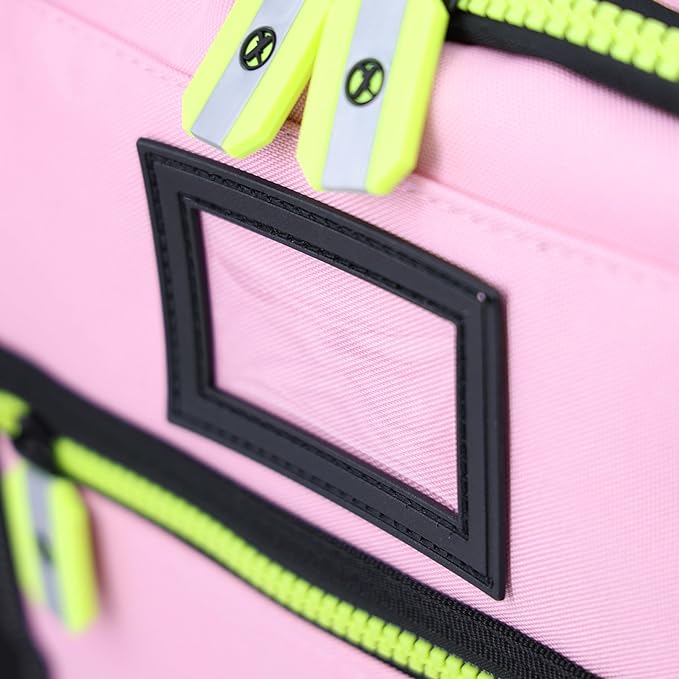 Lightning X Value Firefighter Turnout Gear Bag w/Maltese Cross and Custom Embroidered Name - PINK