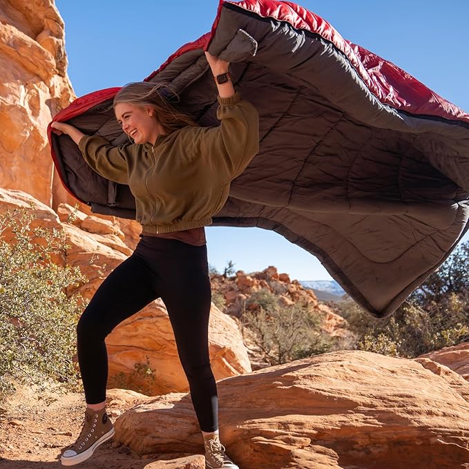 Teton Celsius Regular, 25F, 20F, 0F Degree Sleeping Bags, All Weather Bag for Adults and Kids, Camping Made Easy and Warm, Travel Sack Included