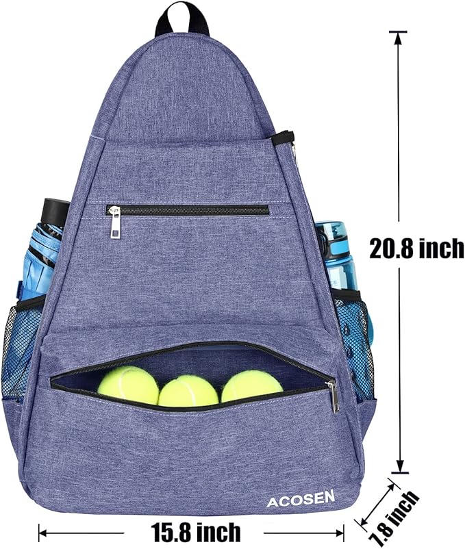 ACOSEN Tennis Bag Tennis Backpack - Large Tennis Bags for Women and Men to Hold Tennis Racket,Pickleball Paddles, Badminton Racquet, Squash Racquet,Balls and Other Accessories