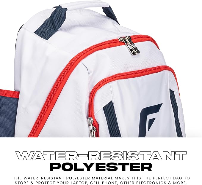 Franklin Sports MLB Gameday Baseball + Softball Backpack – Adult +Youth Equipment + Bat Bag – Stores Batting Gloves, Helmet, Cleats + More - Waterproof Premium Batpack