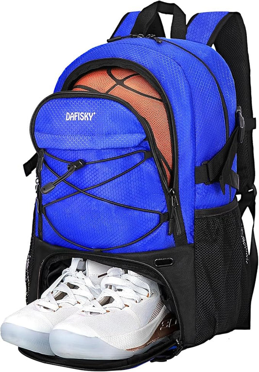 Basketball Backpack with Ball Compartment – Large Basketball Bag with Shoes compartment Sports Equipment Bag for Soccer Ball,Volleyball,Gym,Outdoor,Travel