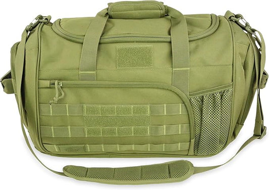 APRlLBAY Gym Bag Large Size 43L Training Bag Traveling With Luggage Strap Equipment Bag Tactical Military Duffel for Men&Women Basketball Football Weekender,Sports Bag Sturdy (Green)