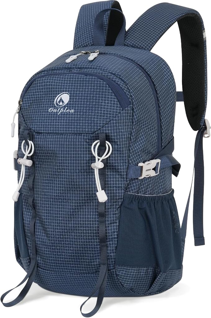 20L Small Waterproof Hiking Backpack Men Women, Lightweight Small Travel Backpack for Outdoor, Blue