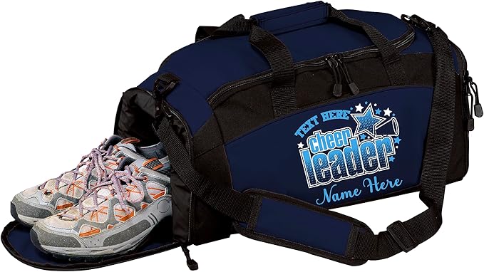 Personalized Cheer Duffel: Perfect Cheer Stuff, Ideal Cheer Gifts, Premium Cheer Bag, Convenient Cheer Bags, and Stylish Cheerleading Bag