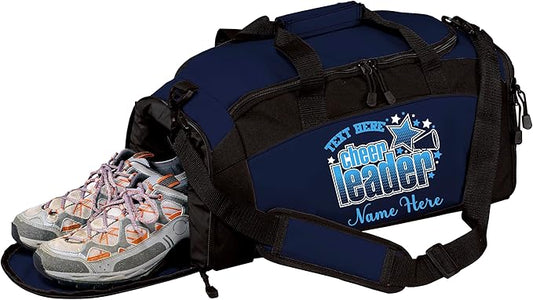 Personalized Cheer Duffel: Perfect Cheer Stuff, Ideal Cheer Gifts, Premium Cheer Bag, Convenient Cheer Bags, and Stylish Cheerleading Bag
