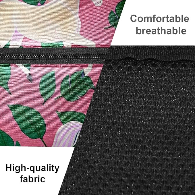 Pickleball Bag Horse Pink Pickle Ball Backpack for Women Men Premium Lightweight Crossbody Sling Bag Sports Backpack for Pickleball Paddle Tennis