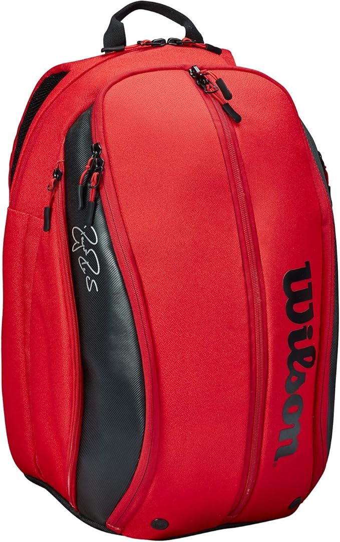 WILSON RF DNA Tennis Racket Bag - Red and Black