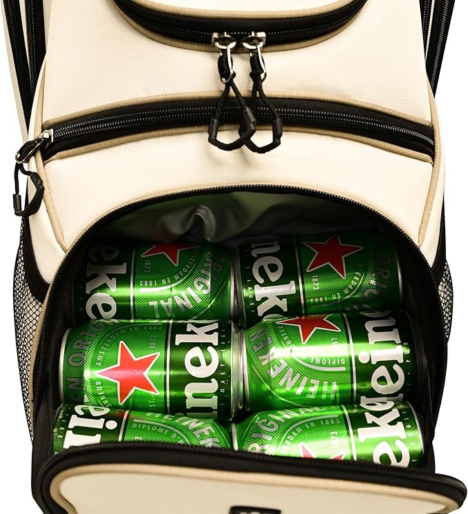 ASK ECHO T-Lock Golf Cart Bag with 14 Way Organizer Divider Top, Premium Cart Bag with Handles and Rain Cover, for Men