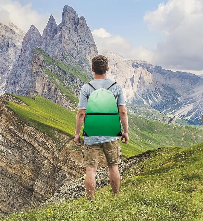 HOLYLUCK Drawstring Backpack Bag Sport Gym Sackpack