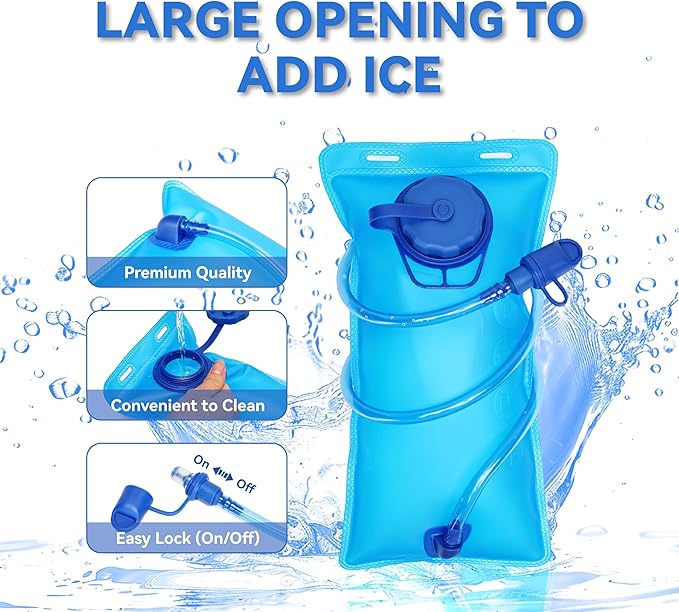 XBT Hydration Pack with 2L Water Bladder – Lightweight Running Vest for Men & Women – Adjustable, Breathable, Reflective Hydration Backpack for Hiking, Cycling, Trail Running, Marathon