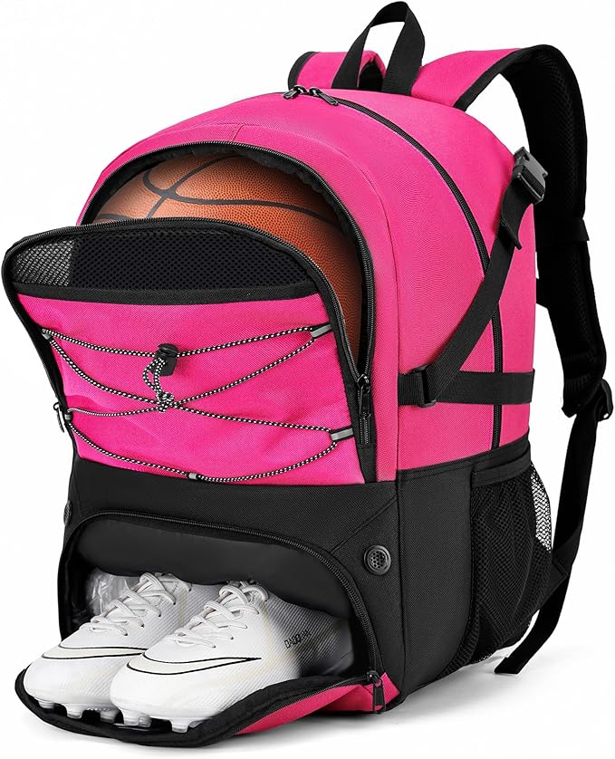 Basketball Backpack Large Sports Bag for Men&Youth,Gym Bag with Separate Ball & Shoes Compartment,Travel Bag for Basketball,Soccer,Volleyball
