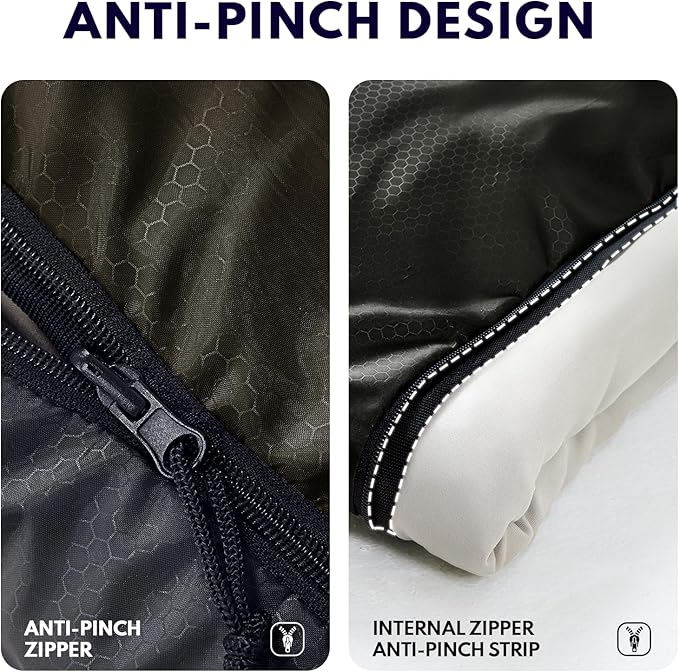 XXL Winter Sleeping Bags for Adults Cold Weather,Camping Sleeping Bag for Kids with Compression Sack,4 Season Camping Essentials Gear for Hiking,Traveling,Outdoor,Backpacking,Climbing