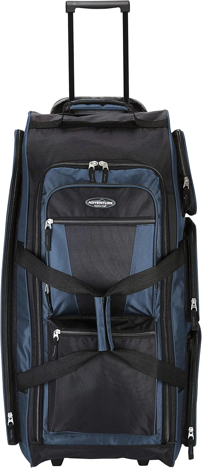 Travelers Club Xpedition 30 Inch Multi-Pocket Upright Rolling Duffel Bag