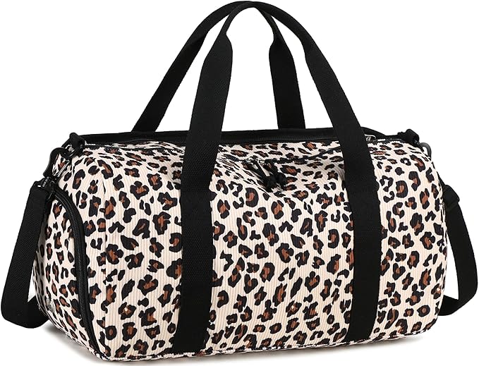 BTOOP Duffle Bag for Gym Sports Women Girls Workout Travel Bag Weekender with Shoe Compartment and Wet Pocket