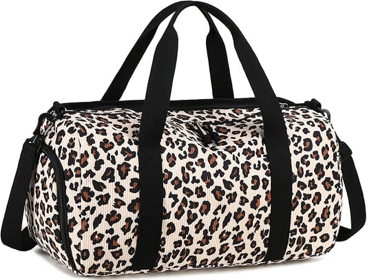 BTOOP Duffle Bag for Gym Sports Women Girls Workout Travel Bag Weekender with Shoe Compartment and Wet Pocket