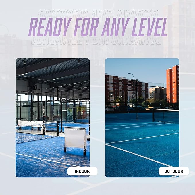 ARTI Pickleball Paddles Set of 2-USAPA Approved Fiberglass Surface Pickleball Set,2 Pickleball Rackets, 4 Balls and 1 Portable Carry Bag