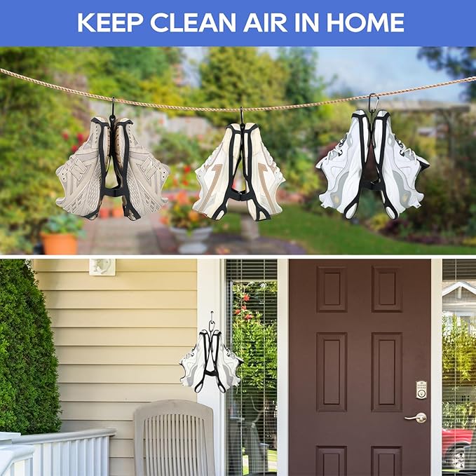 Footwear Clip Sports and Outdoor Climbing Trip,Footwear Clip Sports Accessory,Hang Extra Shoes Cleats Boots or Gear on Your Bag