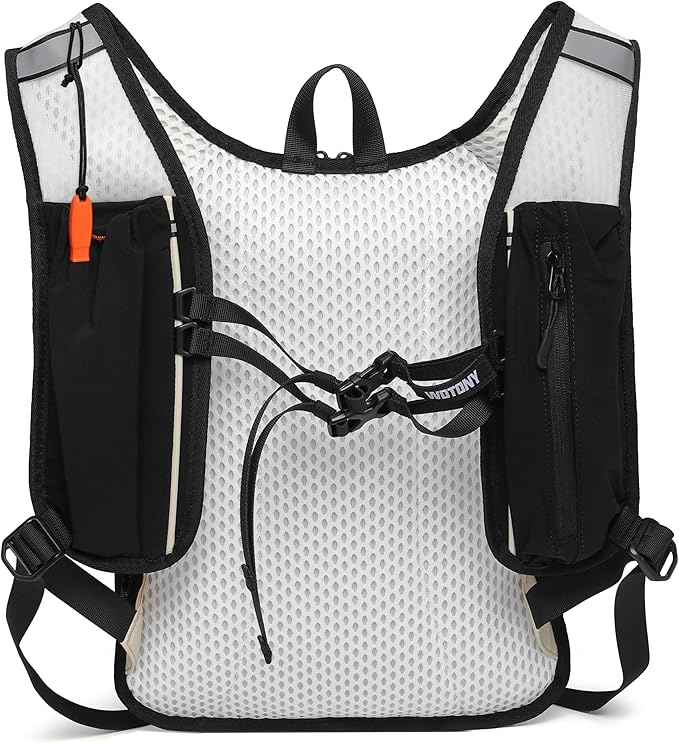 Wotony Lightweight Hydration Backpack with 2LOR 3LWater Bladder for Cycling Hiking Rave - Water Daypack for Men Women