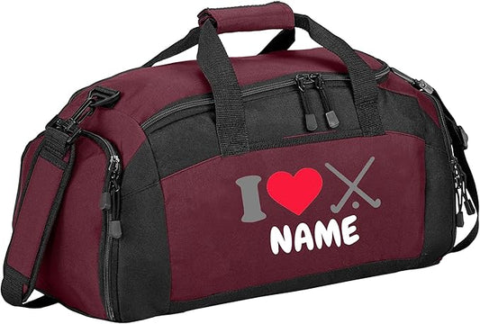 Personalized Lacrosse Bag: Premium Field Hockey Duffel, Convenient Field Hockey Bag, Sturdy Field Hockey Case for Sports Enthusiasts