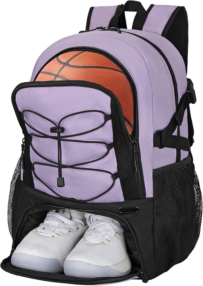 Goloni Basketball Backpack,Large Sports Bag with Ball Compartment & Shoe Compartment,Basketball Bag Fit Volleyball, soccer,Gym