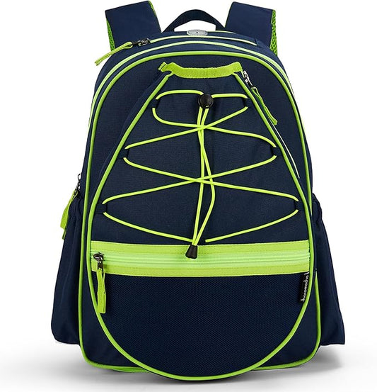 Choco Mocha Kids Tennis Bag Kids Tennis Backpack Youth Tennis Bag 16 Inch