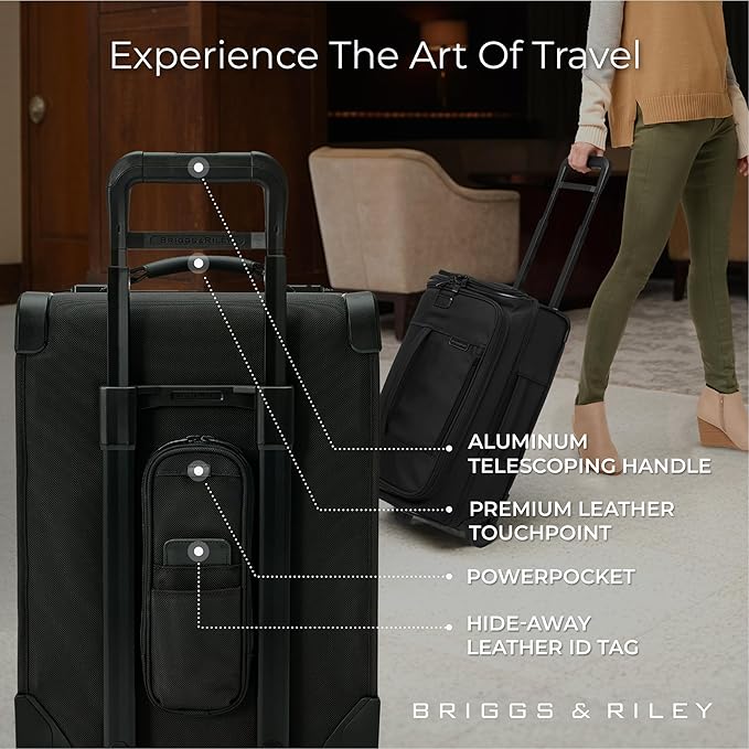Briggs & Riley Travel Duffel Bag - Weekender & Overnight Luggage for Women & Men, Softside Bag