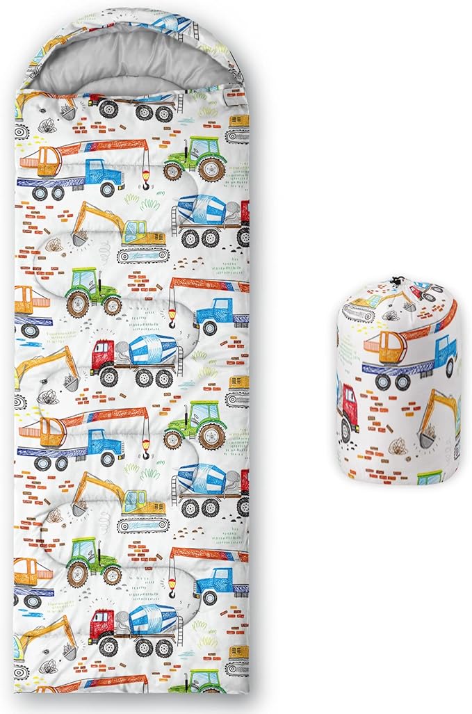 QOOMO Camping Sleeping Bags,3 Season Warm & Cool Weather,Lightweight,Waterproof Sleeping Bags for Adults & Kids,Traveling,and Outdoors,Camping Gear Equipment