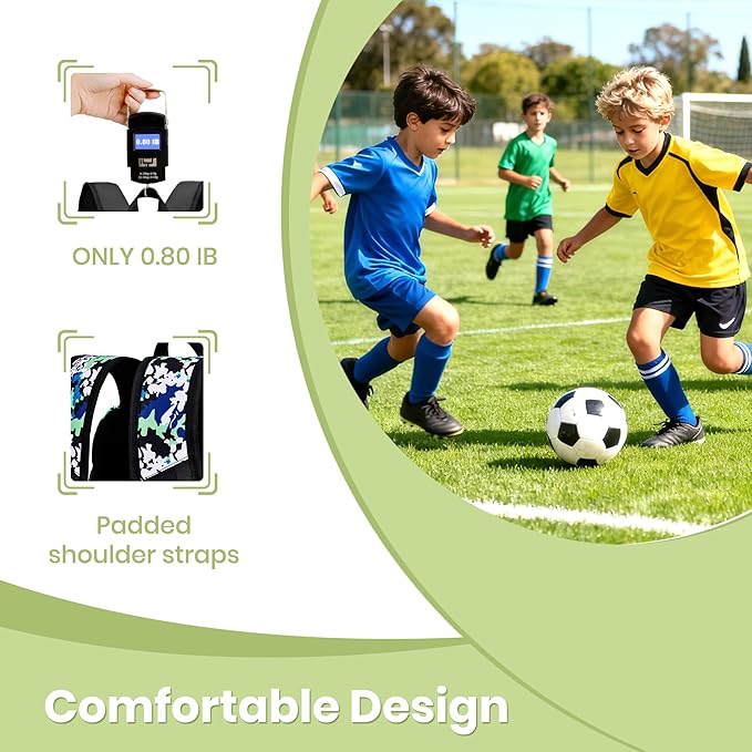 Youth Soccer Bag-Soccer Backpack&Backpack for Football Basketball,with Ball Compartment Separate Cleat Package