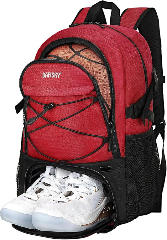 Basketball Backpack with Ball Compartment – Large Basketball Bag with Shoes compartment Sports Equipment Bag for Soccer Ball,Volleyball,Gym,Outdoor,Travel