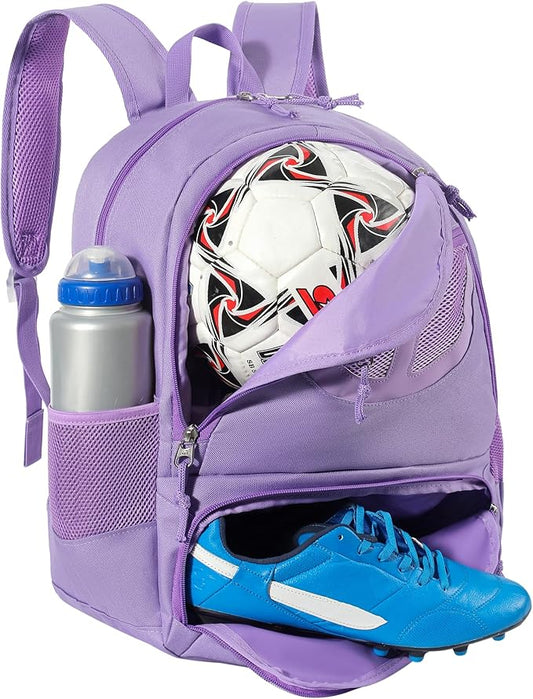 Basketball Bag Backpack for Men Women with Ball & Shoes Compartment 30L Capacity Lightweight Breathable Boys Girls Soccer Ball Bag Backpack Fit Volleyball Football Sports Travel School Gym