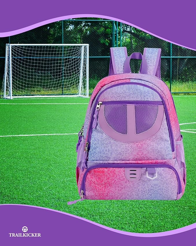 Basketball Bag Backpack for Men Women with Ball & Shoes Compartment 30L Capacity Lightweight Breathable Boys Girls Soccer Ball Bag Backpack Fit Volleyball Football Sports Travel School Gym