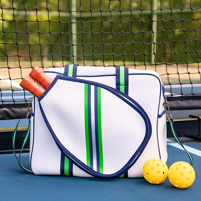 Brooklyn Pickleball Bag - Women's Pickleball Bag with fence hook, Quality Construction, Functional And cute Design