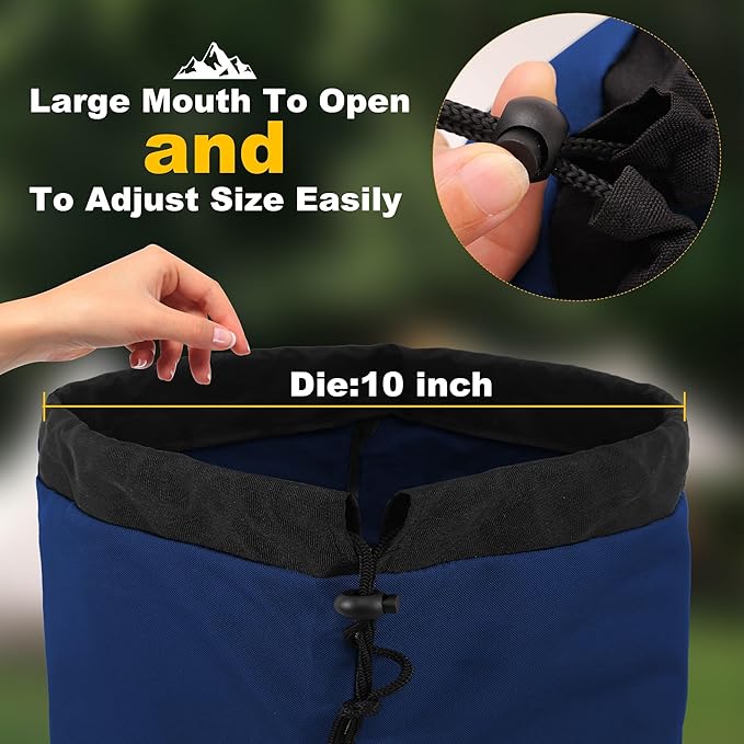 1 Pack 900D 48 Inch Camp Chair Bag Replacement with Shoulder Strap Camp Backpack for Folding Chair Fishing Outdoor Storage Bag(48 * 16.5 * 10.2Inch (Royal Blue, XL)