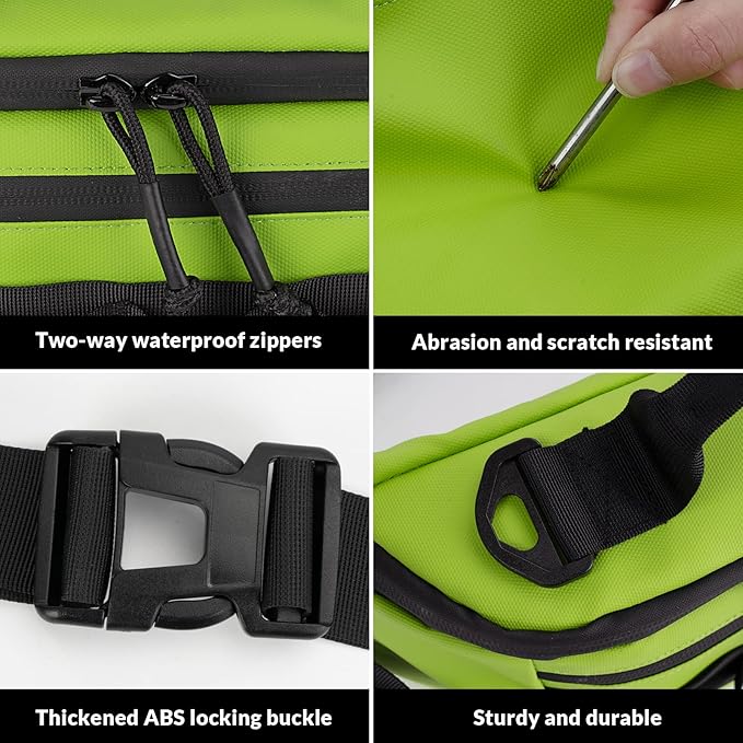 THKFISH Fishing Waist Pack, Fishing Tackle Bag Waterproof Fanny Pack for Women & Men Portable Sling Bag