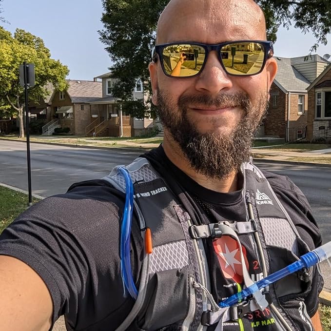 Azarxis Running Water Bottles Flask BPA Free Leakproof Hydration Vest Packs Waist Belt Replacement for Triathlon Marathon Hiking Cycling Climbing Runner