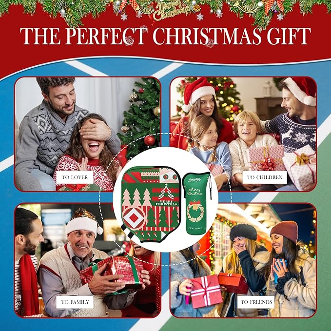 Pickleball Ball Holder - 1 Pc Pickle Ball Storage Bag, Portable Tennis Pouch with Hook for Fence, Premium Neoprene Material Bottle Holder, Pickleball Accessory Black Red Green Yellow Color