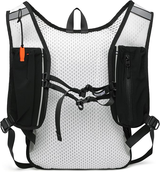 Wotony Lightweight Hydration Backpack with 2LOR 3LWater Bladder for Cycling Hiking Rave - Water Daypack for Men Women