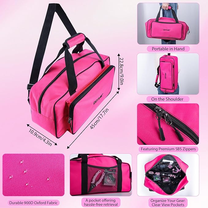 Goture Fishing Rod and Reel Combo - Green Telescoping Fishing Pole Portable Travel Kit with Carrier Bag for Freshwater Saltwater