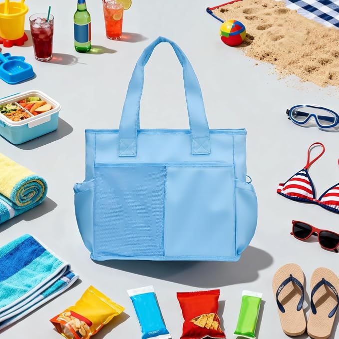 Odoland Soft Cooler Bag, Collapsible Leakproof Insulated Cooler Bag with Multi-Pocket Design, Portable Soft Side Cooler Backpack for Beach, Picnic, Camping, Travel and Daily Use for Women