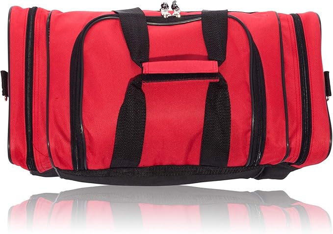 DALIX 17" Blank Duffle Bag Duffel Bag Travel Size Sports Durable Gym Bag