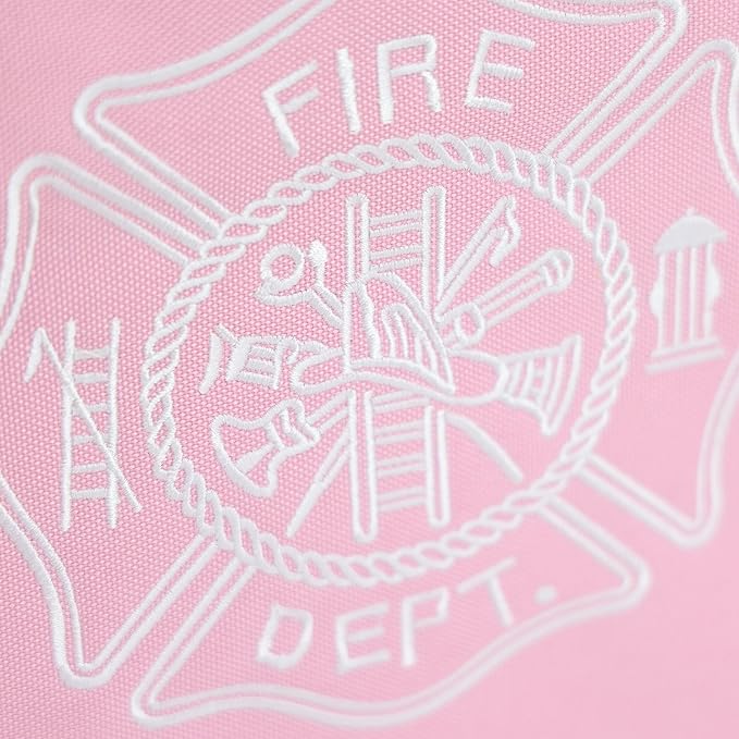 Lightning X Value Firefighter Turnout Gear Bag w/Maltese Cross and Custom Embroidered Name - PINK