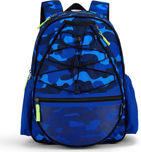 Choco Mocha Kids Tennis Bag Kids Tennis Backpack Youth Tennis Bag 16 Inch