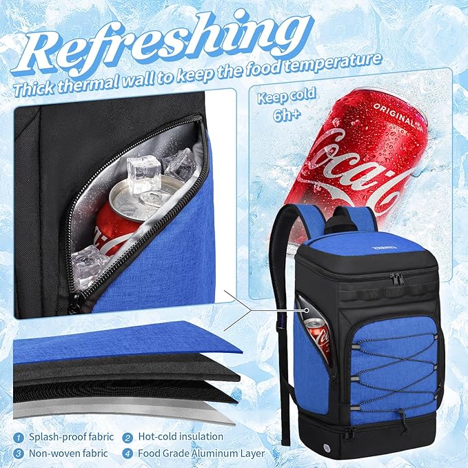 Basketball Backpack Bag Large Sports Bag with Separate Ball holder & Shoes compartment, Best for Basketball, Soccer,Volleyball,Gym